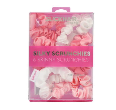 Silk scrunchies small 6 pack