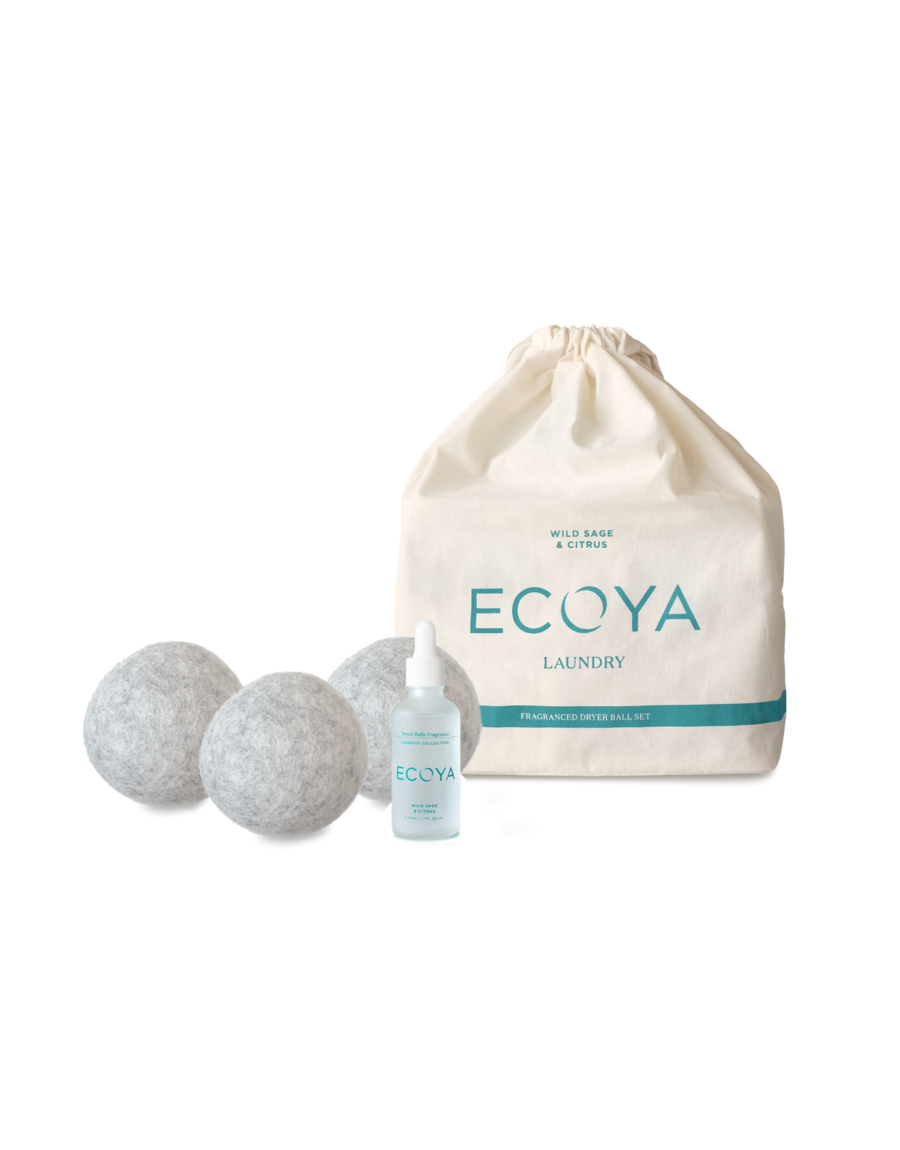ECOYA - Wild Sage & Citrus Laundry Dryer Ball Set