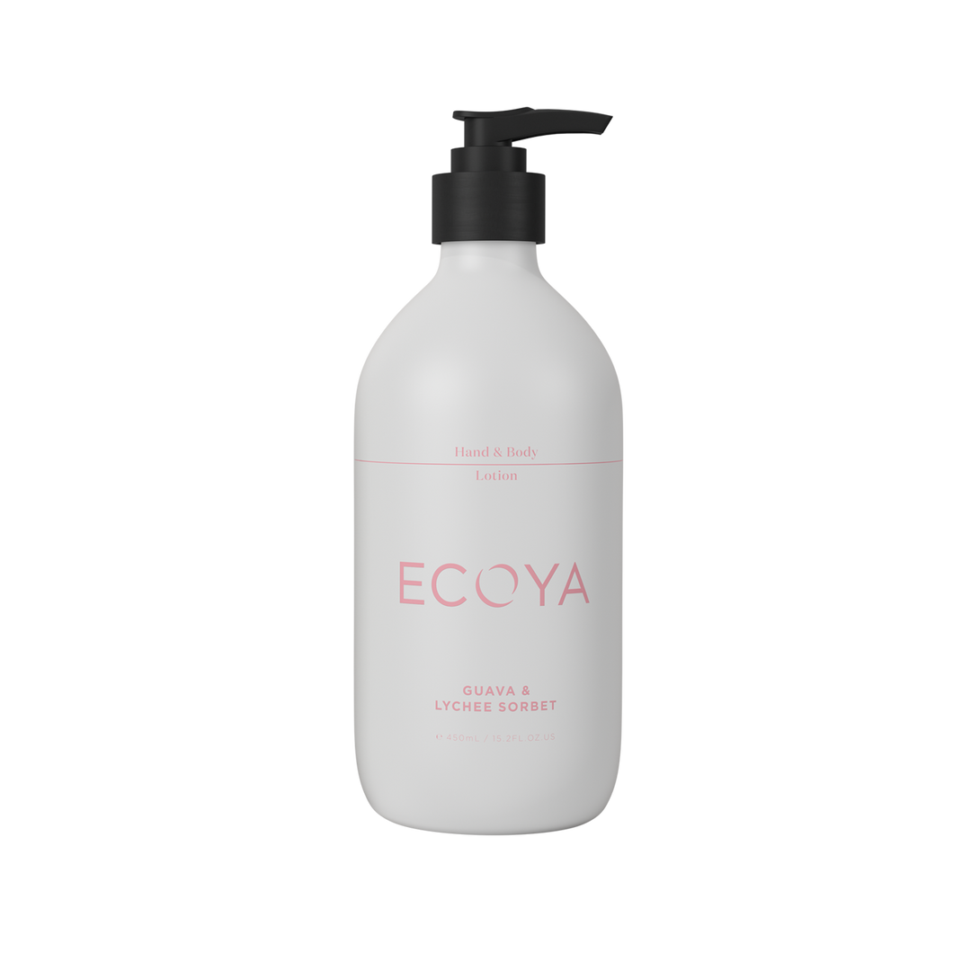 ECOYA - Guava & Lychee Hand and Body Lotion