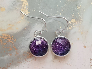 Tangs design -Purple glitter druzy