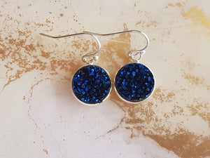 Tangs design - Bright blue sparkle